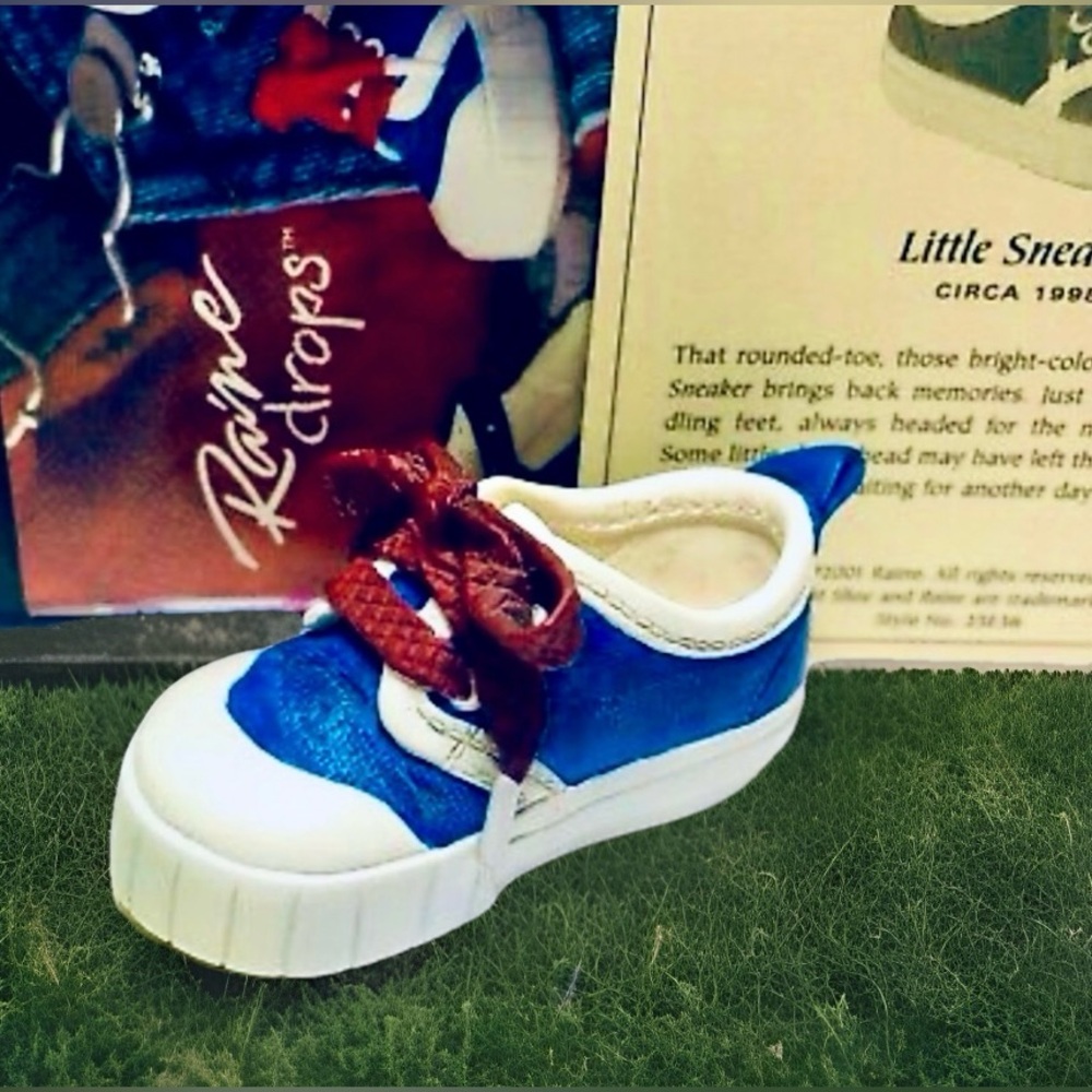 Just The Right Baby Shoe ‘LITTLE SNEAKER’ by Raine Drops - Box & COA